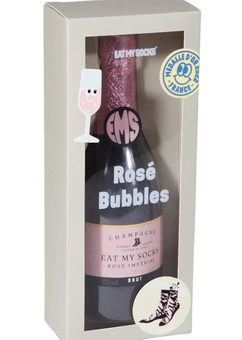 Eat My Socks Socks - Adult -  Rosé Bubbles - Eat my Socks