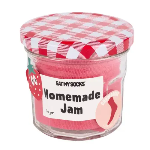 Socks - Adult -  Homemade Jam, Strawberry - Eat my Socks 