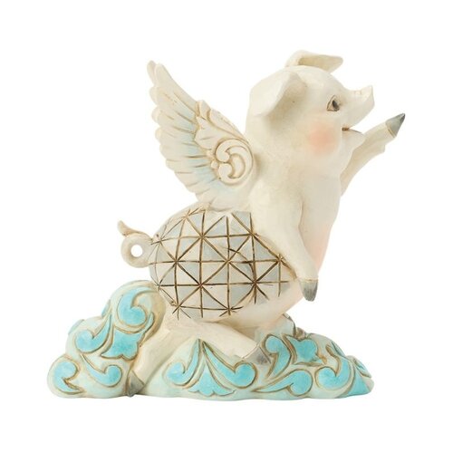 Flying Pig Mini Figurine - Heartwood Creek 