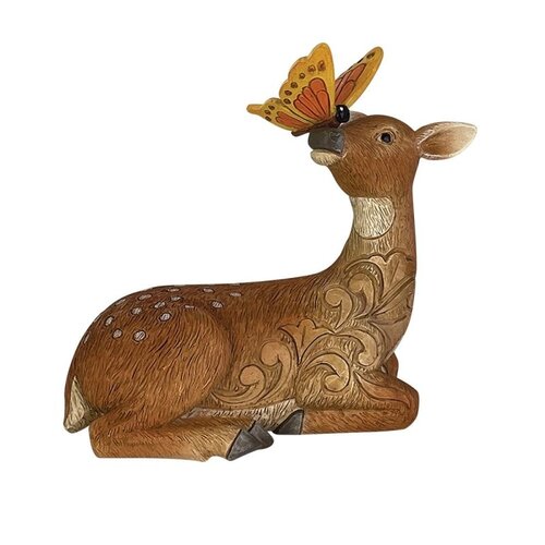 Deer with Butterfly - Heartwood Creek 