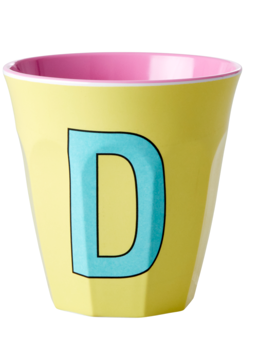 RICE D - Middelgroot Beker - Geel - RICE