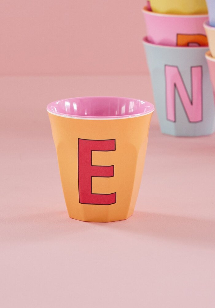 RICE - E - Middelgroot Beker - Abrikoos