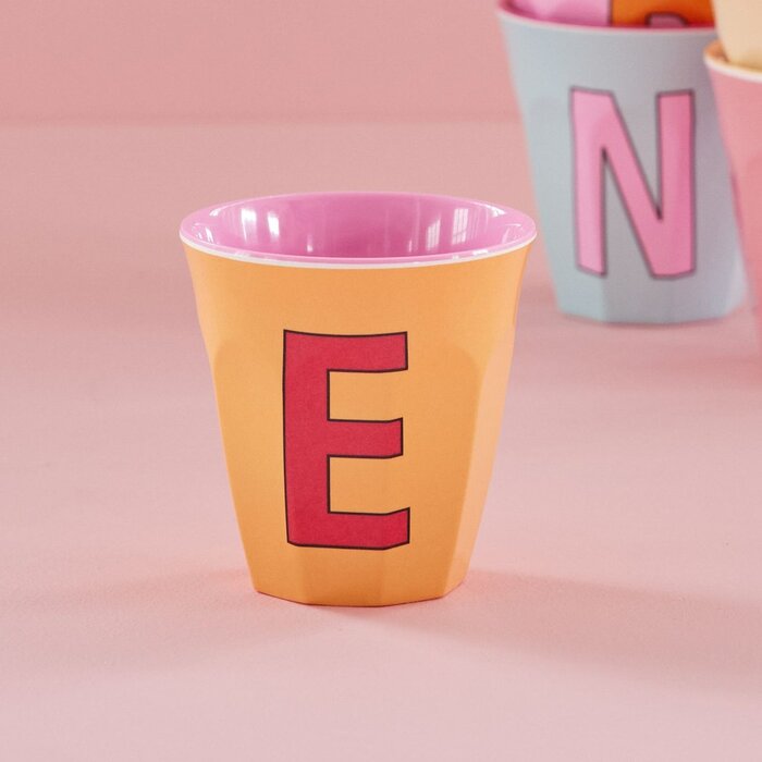 RICE - E - Middelgroot Beker - Abrikoos