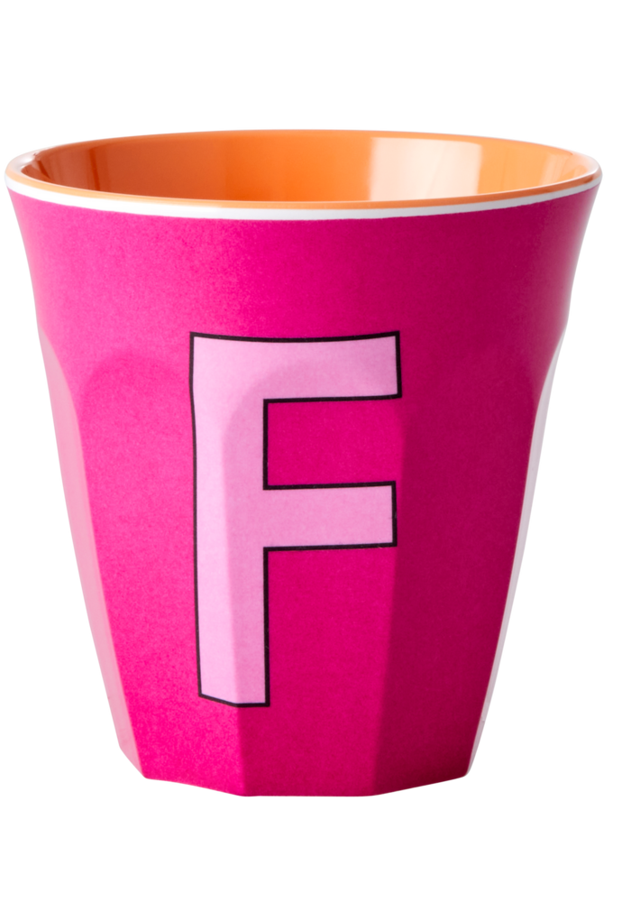 RICE - F - Middelgroot Beker - Donker Roze