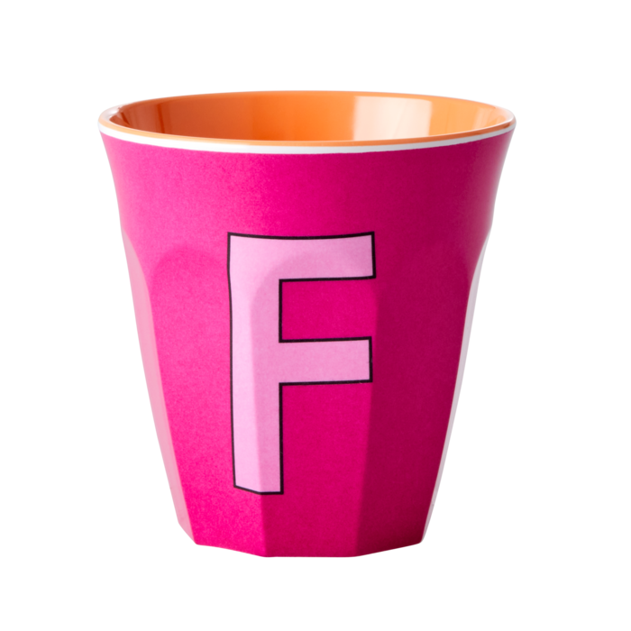 RICE - F - Middelgroot Beker - Donker Roze (OP=OP!)