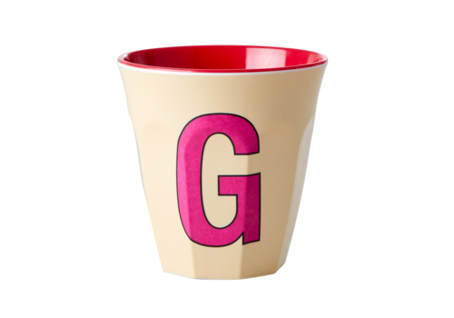 rice G - Middelgroot Beker - Geel - RICE