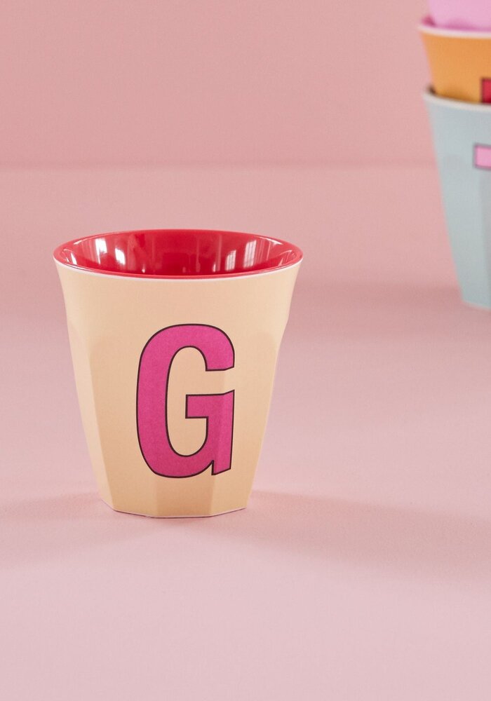 RICE - G - Middelgroot Beker - Geel