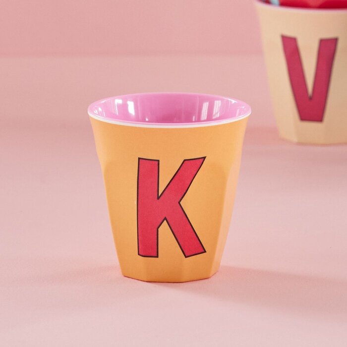 RICE - K - Middelgroot Beker - Abrikoos