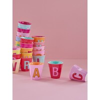 RICE - L - Middelgroot Beker - Donker Roze