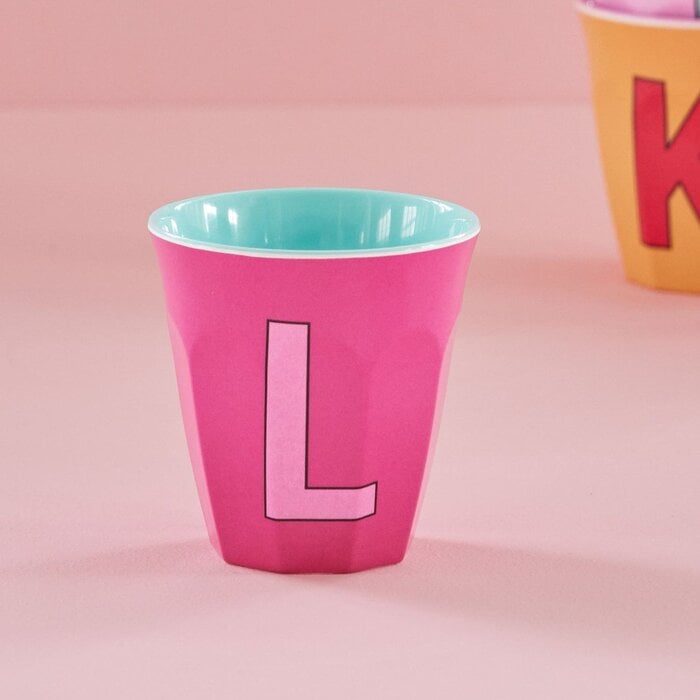 RICE L - Middelgroot Beker - Donker Roze (OP=OP!) - RICE