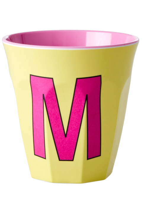 RICE M - Middelgroot Beker - Geel - RICE