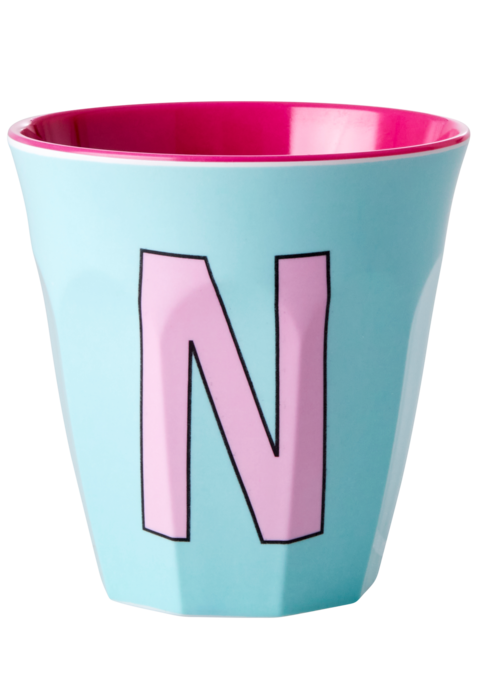 RICE N - Middelgroot Beker - Zacht Blauw - N - RICE