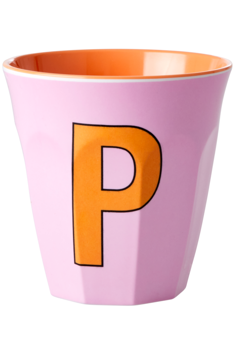 RICE P - Middelgroot Beker - Zacht Roze - RICE