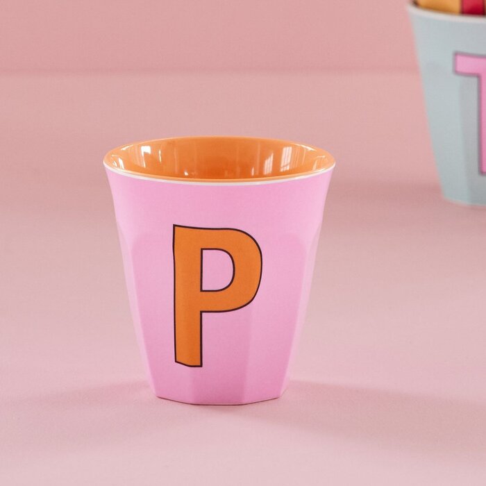 RICE - P - Middelgroot Beker - Zacht Roze