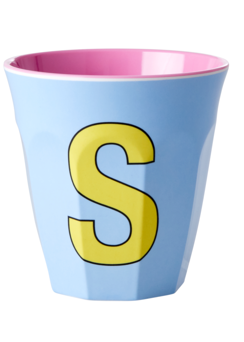 RICE S - Middelgroot Beker - Zacht Blauw - RICE