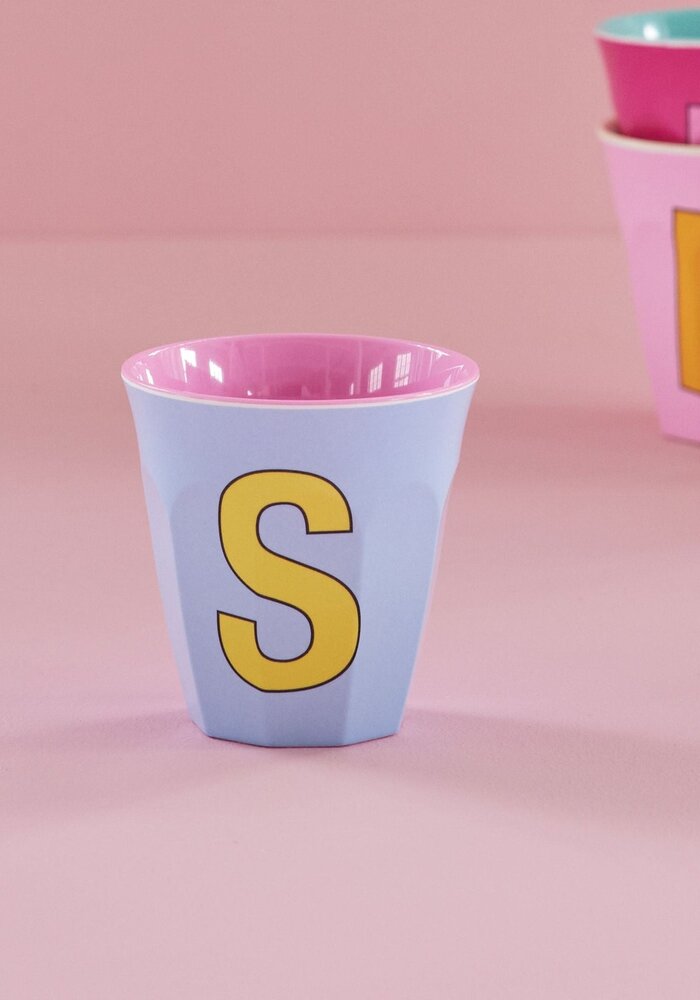 RICE - S - Middelgroot Beker - Zacht Blauw