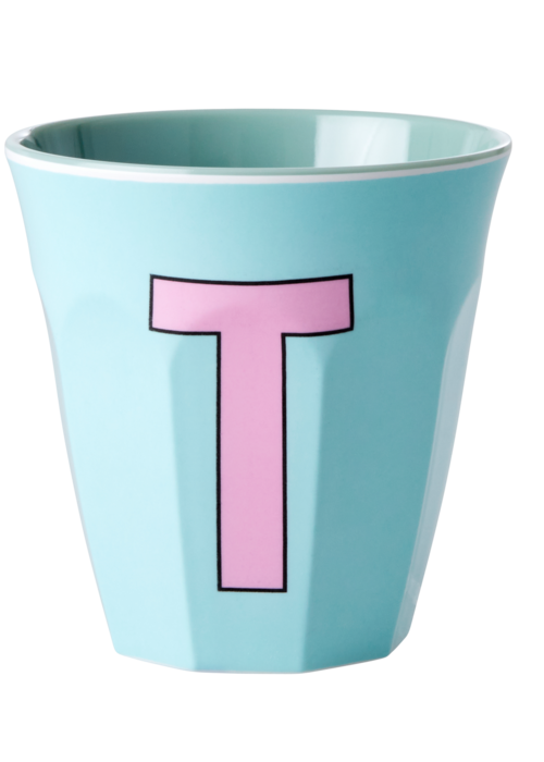RICE T - Middelgroot Beker - Zacht Blauw - RICE