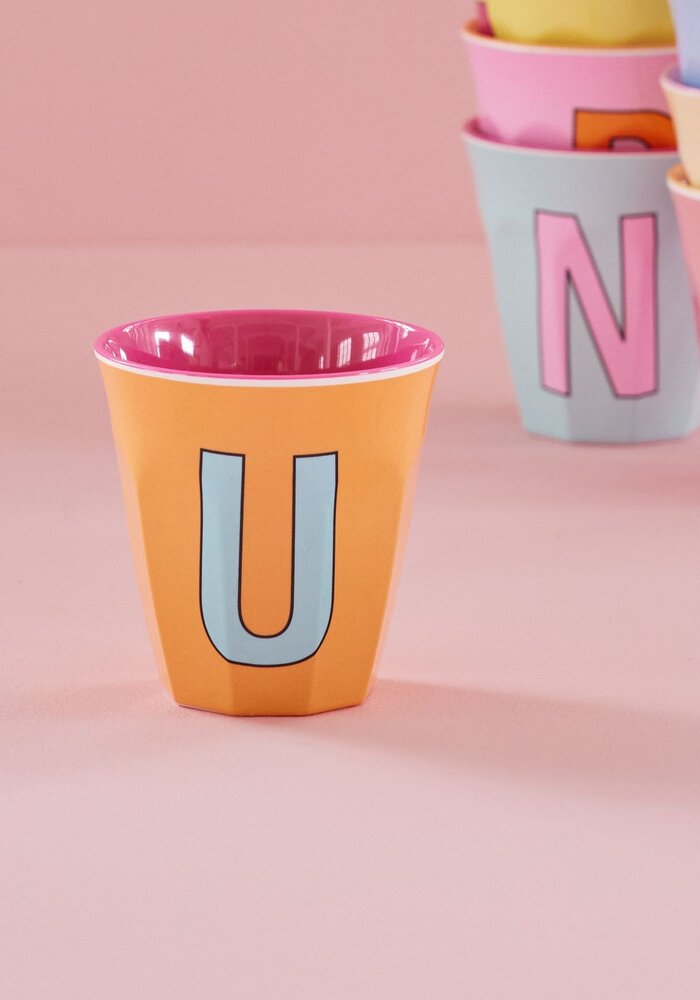 RICE - U - Middelgroot Beker - Abrikoos