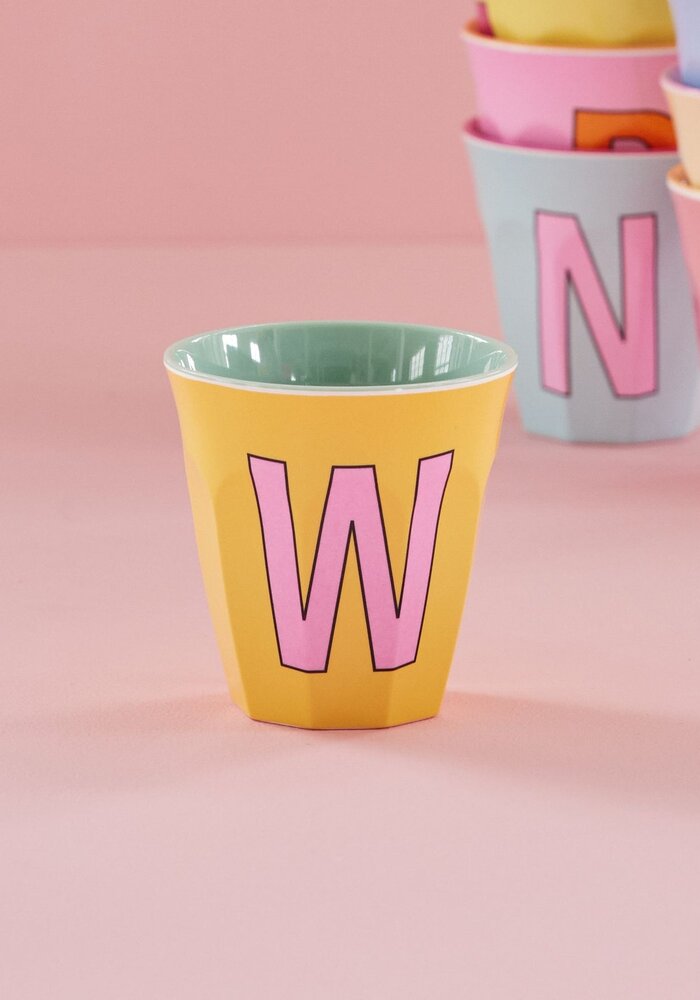 RICE - W -Middelgroot Beker - Geel