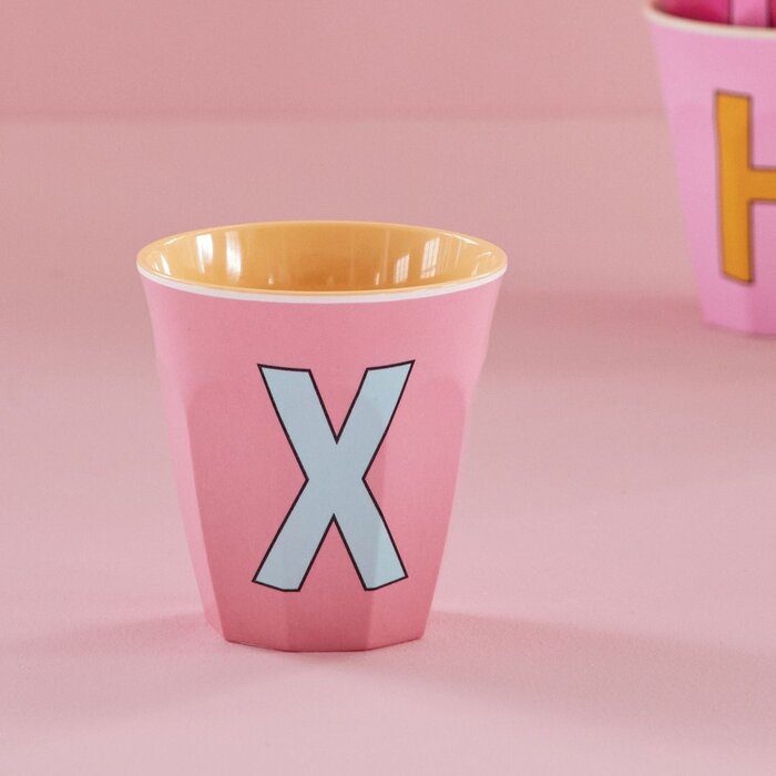 RICE - X - Middelgroot Beker - Zacht Roze