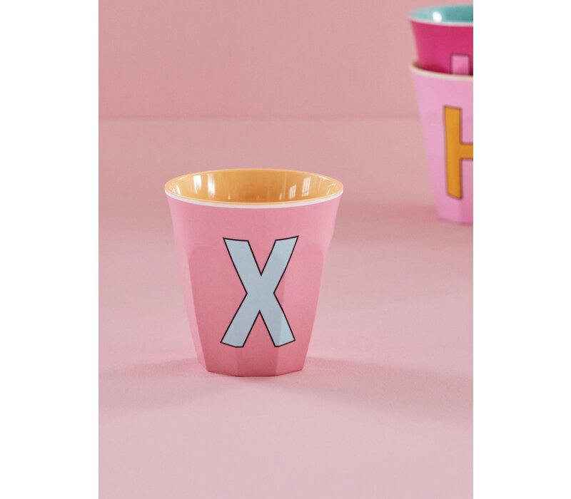 RICE - X - Middelgroot Beker - Zacht Roze