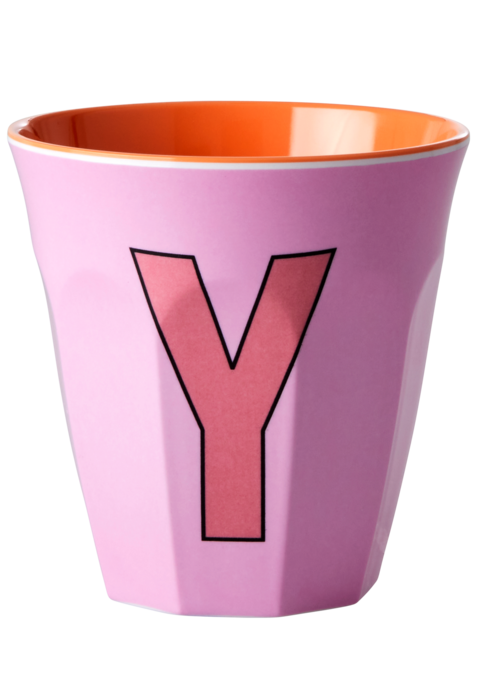 RICE Y - Middelgroot Beker - Roze - RICE