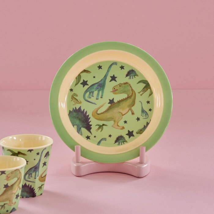 RICE Kinderbord - Dino Print - rice