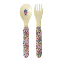 RICE -  Kinder Lepel en Vork - Roze - Nathalie Lété
