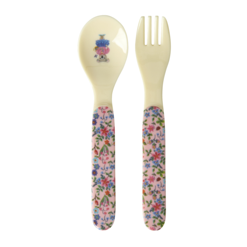 Kinder Lepel en Vork - Roze - Nathalie Lété - RICE 