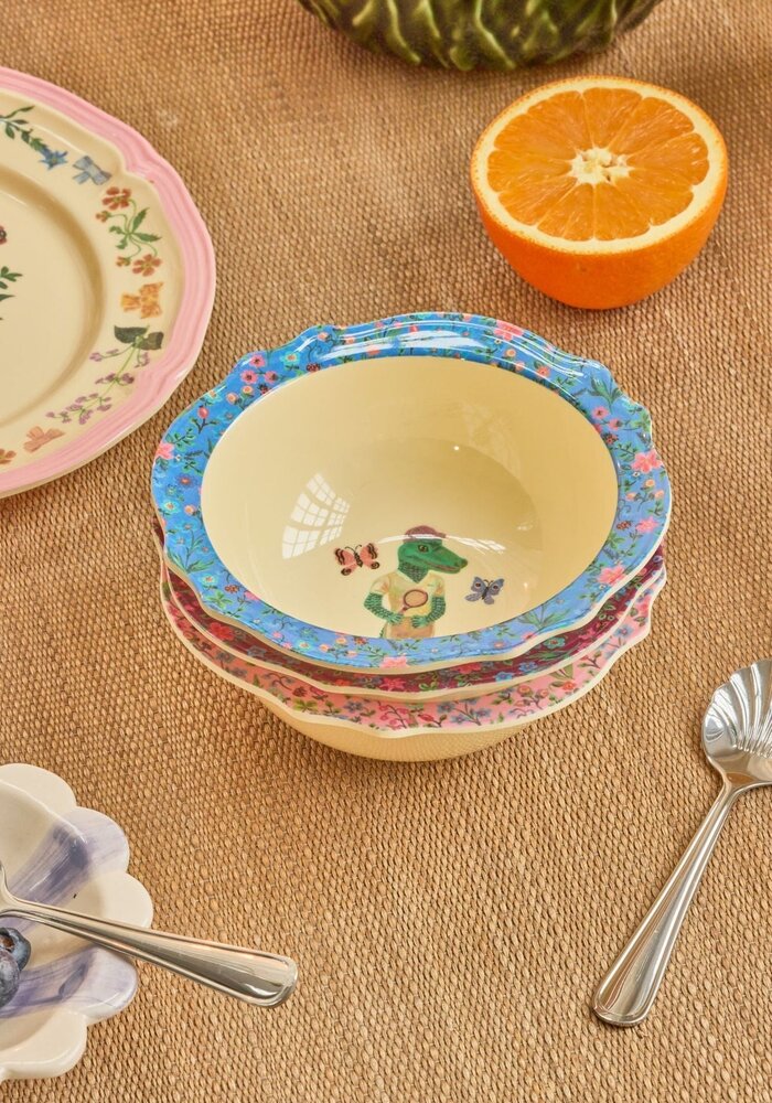 RICE - Vintage Bowl Blauw - Nathalie Lété