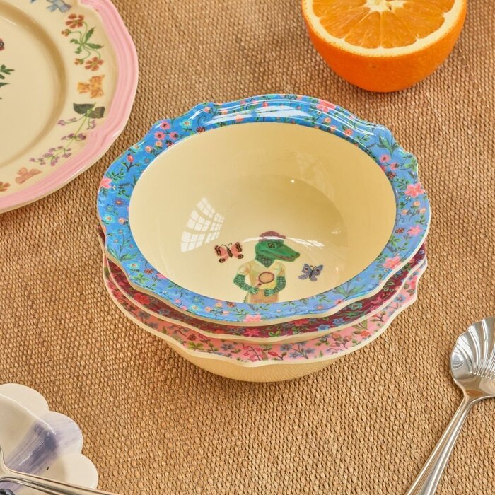 RICE - Vintage Bowl Blauw - Nathalie Lété