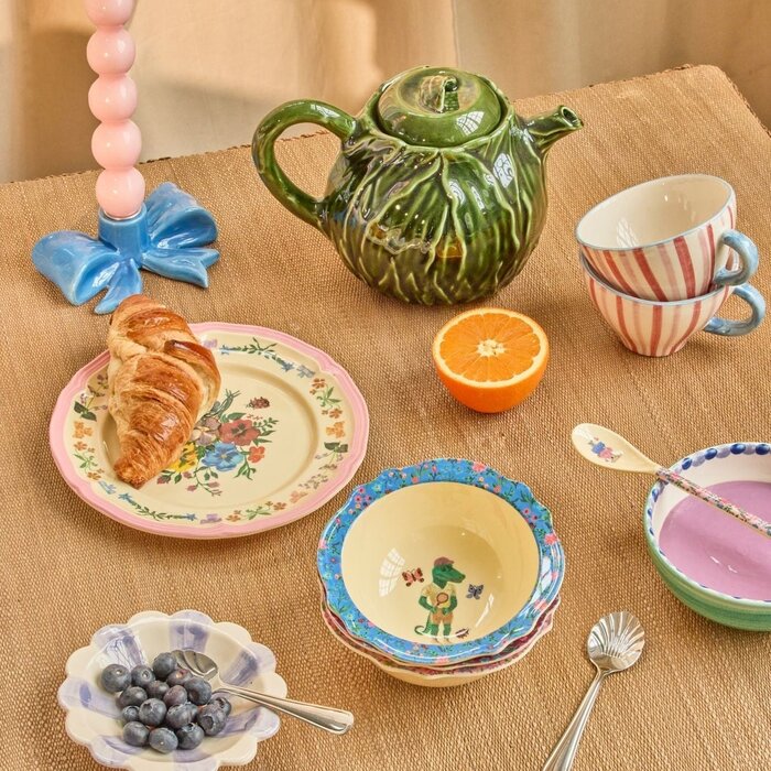 RICE - Vintage Bowl Blauw - Nathalie Lété