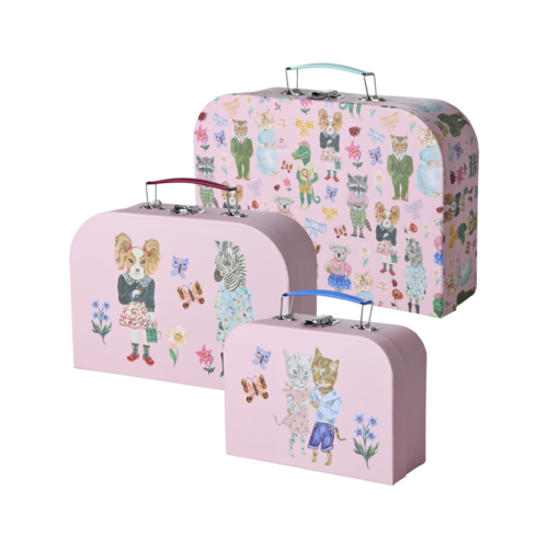 Koffer Set - Roze - Nathalie Lété - RICE 