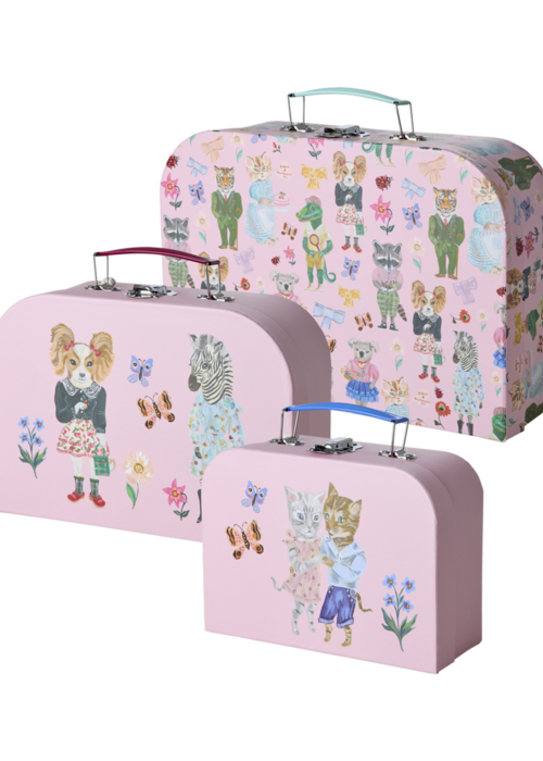 RICE Koffer Set - Roze - Nathalie Lété - RICE