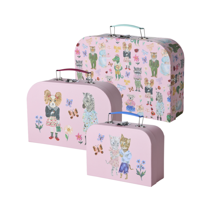 RICE Koffer Set - Roze - Nathalie Lété - RICE