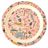 rice RICE -  Kinderbord Coral with All Over Jungle Animals Print