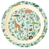 rice RICE -  Kinderbord Green with All Over Jungle Animals Print