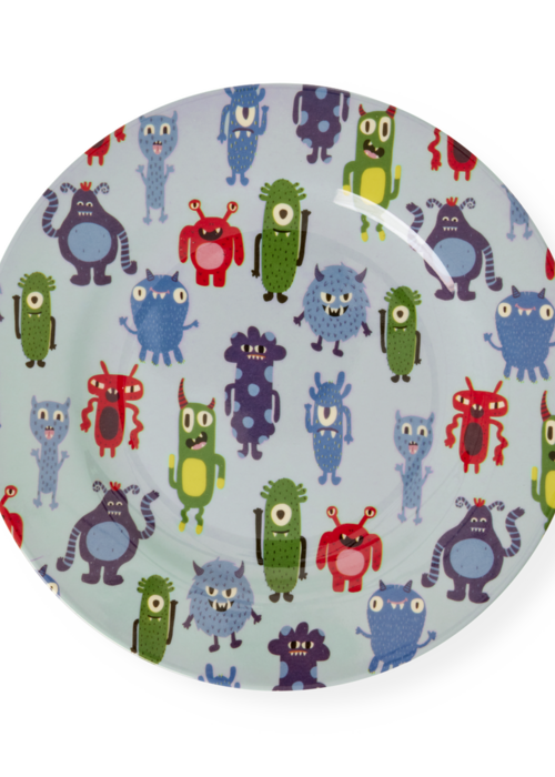 RICE KinderBord met monster print - RICE
