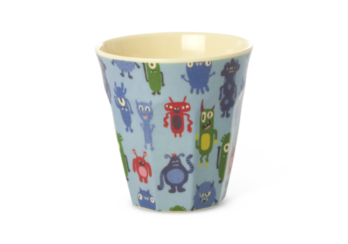 rice Middelgroot Beker met Monster Print - RICE