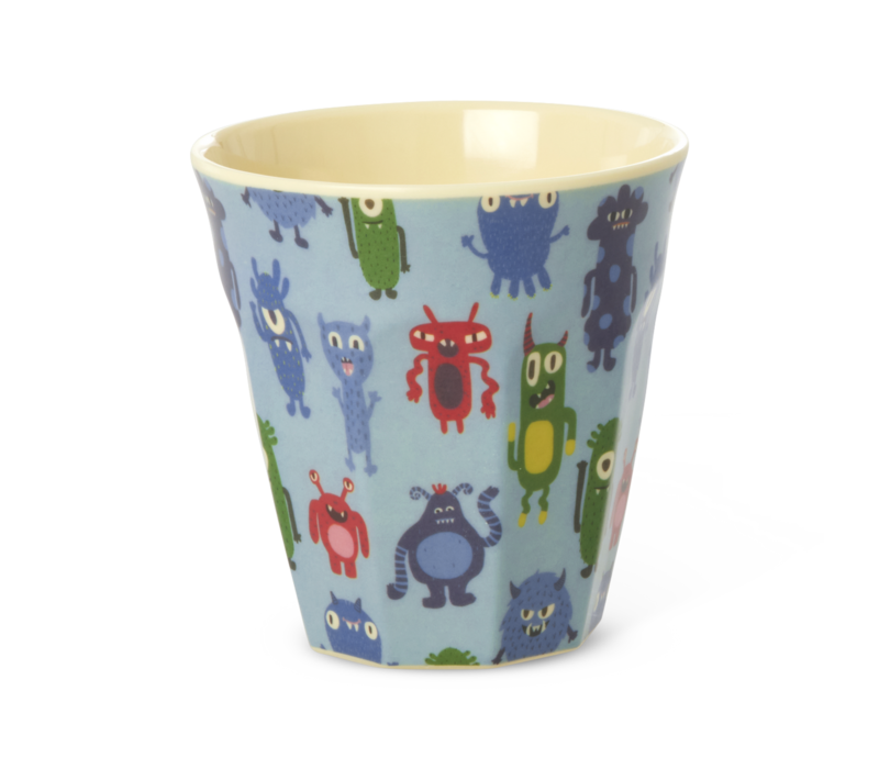 RICE -  Middelgroot beker met Monster Print