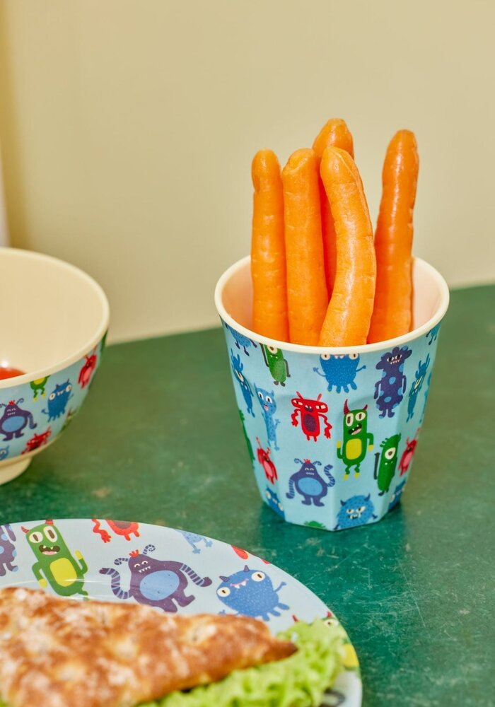 RICE -  Middelgroot beker met Monster Print
