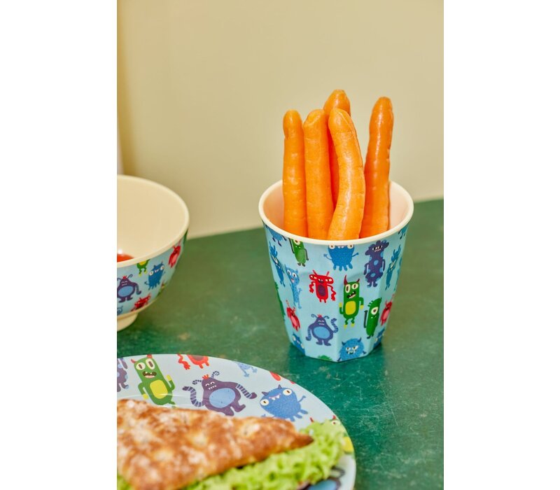 RICE -  Middelgroot beker met Monster Print