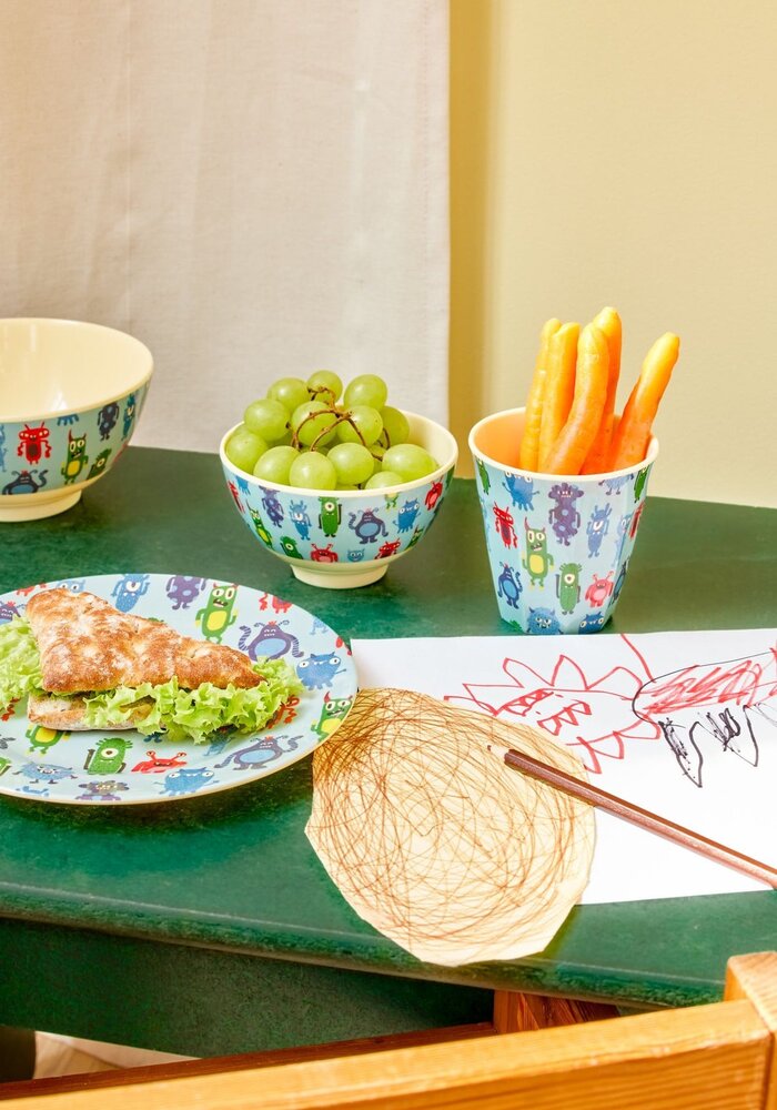 RICE -  Middelgroot beker met Monster Print