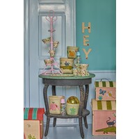 RICE -  Middelgroot Beker with Sweet Jungle Print - Pink