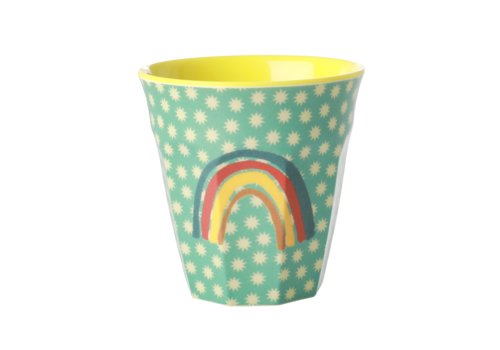 rice Middelgroot beker met Regenboog en sterren - RICE