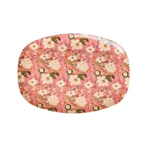 Dinerbord - Allison Flower Print - rice 
