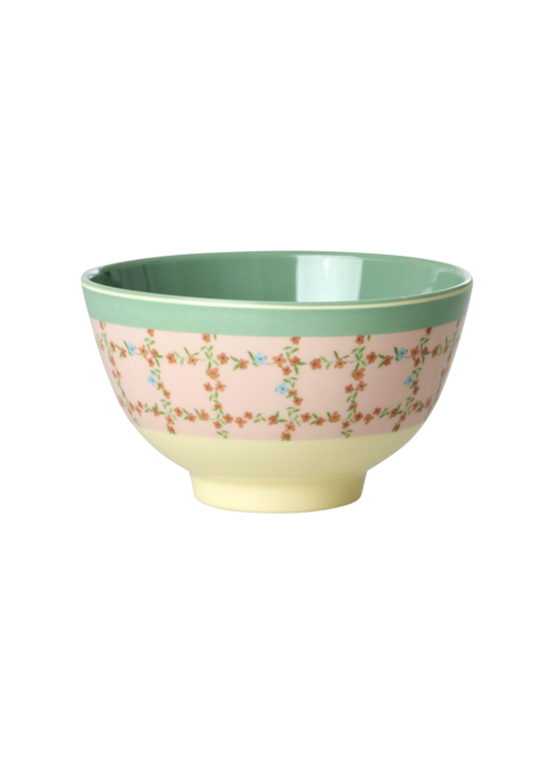 RICE Kleine Kom - Checkered Stencil print - rice