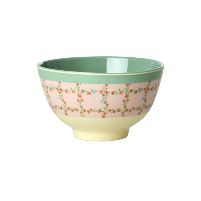 RICE Kleine Kom - Checkered Stencil print - rice