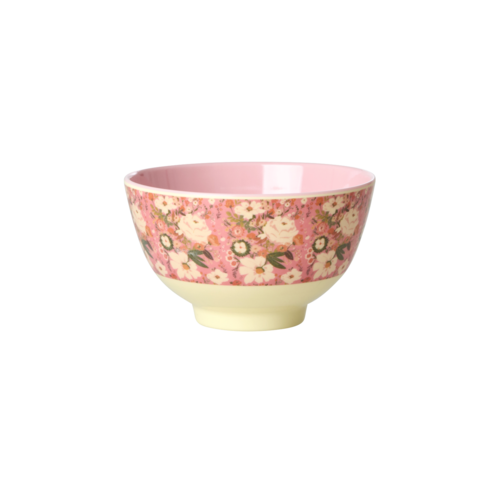 Kleine Kom - Allison Flower print - rice 