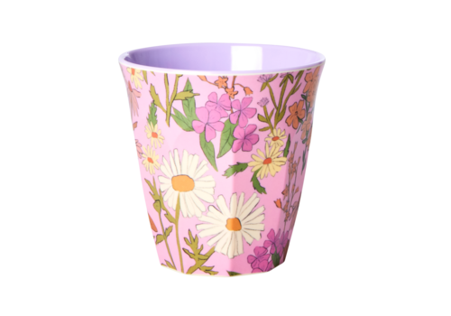 rice Middelgroot beker Daisy Dearest print - RICE